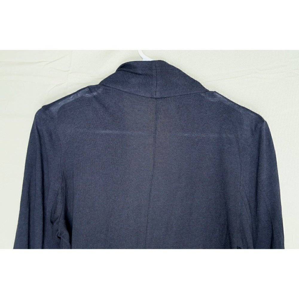 Royal Party Cardigan Black One Button Soft Cotton Rayon Blend Womens Size 38 - Picture 5 of 9